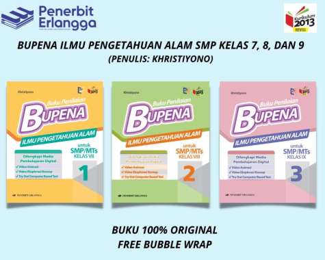 BUKU BUPENA ILMU PENGETAHUAN ALAM KELAS 7,8,9 ERLANGGA KELAS 9