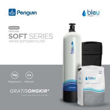 Filter Air Penguin Bleu FRP 1035 Resin + Brine Tank White