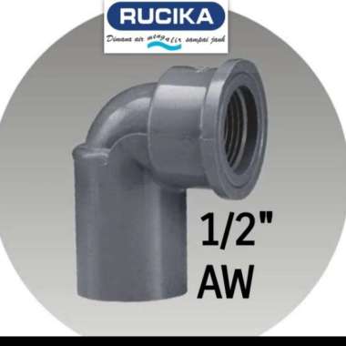 Sambungan Pipa PVC Rucika AW KDD Keni Drat Dalam 1/2 3/4 inch inci 3/4 inch
