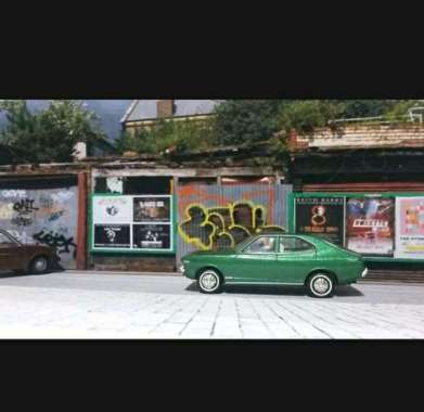 Kode Q diorama papercraft Gedung Jalan skala 1/64 Diorama Photography hot wheels Tomica Matchbox Dll