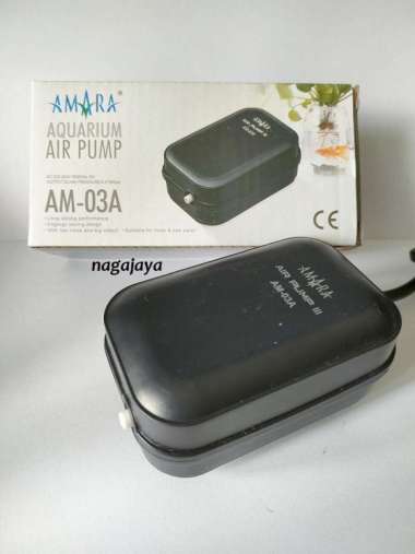 Aerator amara AM 03A aerator 1 lubang pompa gelembung udara aquarium