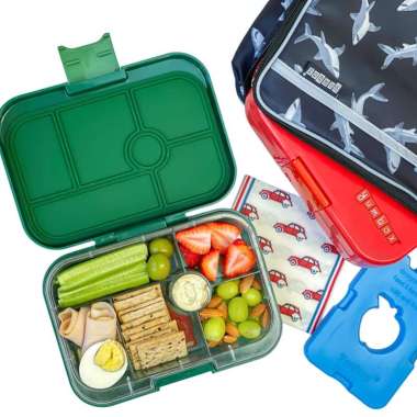 Yumbox Original 6 compartments - Explore Green Rocket