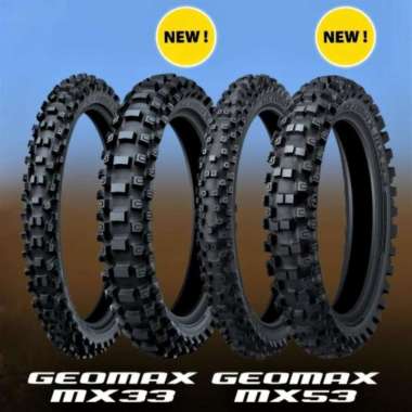 BAN DUNLOP GEOMAX MX53 DEPAN 80/100 21 Medium Motocross Trail 110/100-18