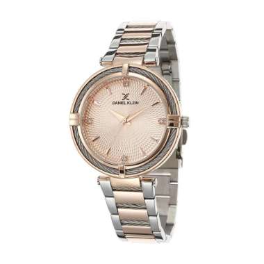Daniel Klein DK 1.12401 Premium Original Jam Tangan Wanita Silver Rosegold