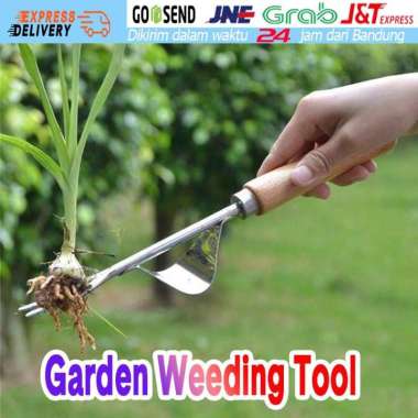 Alat Pencabut Rumput Liar Manual Penggali Pemotong Kebun Lawn Weeder