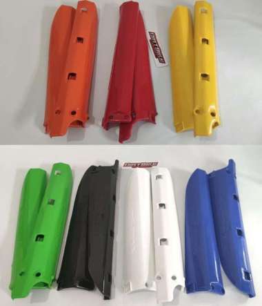 COVER TUTUP SHOCK TELESKOPIK TELE KLX YZ TRAIL Kuning