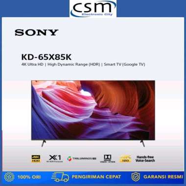 SONY KD-65X85K / KD 65X85K / X85K 4K HDR Smart TV Google TV GARANSI RESMI