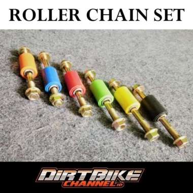 Karet Roller Rantai SET Penahan Rantai KLX 150 DTRACKER 150 Biru