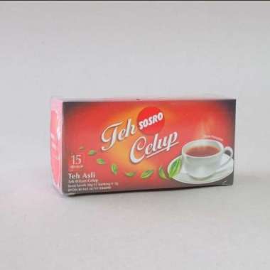 Teh Sosro Kotak isi 15 Sosro Teh Celup