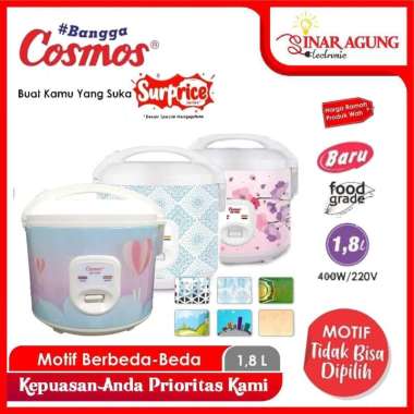 COSMOS RICE COOKER CRJ3305 CRJ 3305 SURPRICE SERIES 1.8L MOTIVE RANDOM RANDOM