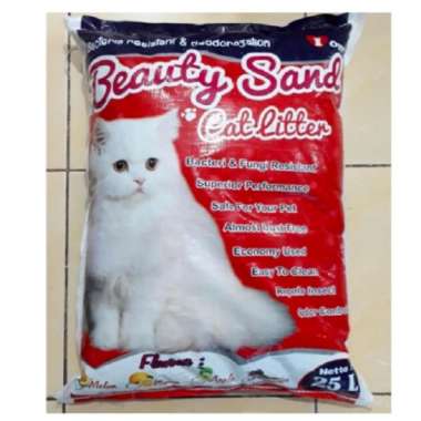 Pasir Beauty 25L - Pasir Kucing Gumpal Wangi
