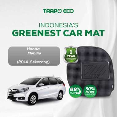 Trapo Karpet Mobil Eco Honda Mobilio (2014-Sekarang) Fullset Black