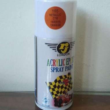 Cat semprot RJ London 300 CC ( 1105 ) Met CTM Yamaha Orange