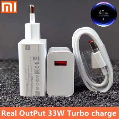 Charger Xiaomi Type C Fast Charging 33w - Charger 33w Turbo Type C
