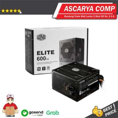 PSU Cooler Master 600 watt white 80+ - Elite V4, 600 watt white