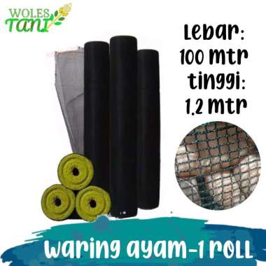 Waring Ayam Jaring Ayam Tinggi 1.2 Meter 1 Rol Panjang 100 Meter Multicolor