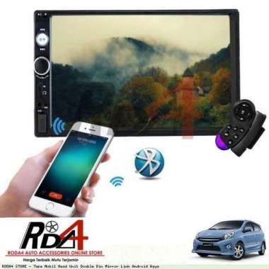 Tape Mobil Head Unit Double Din Mirror Link Android Agya