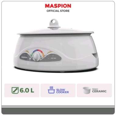 MASPION MSC1860 Slow Cooker 6 Liter 320 Watt MSC 1860
