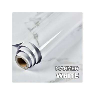 Goto Forma Wallsticker Wallpaper Stiker Dinding Dapur Anti Air Minyak MARMER WHITE