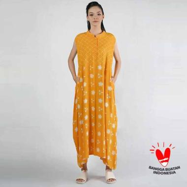 Damia Dress Batik M-L Kuning