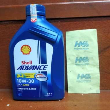 Oli Mesin Shell AX 7 Matic 10W-30 800ml Original
