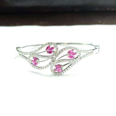 Gelang Tangan Dewasa Keroncong Variasi Emas Putih 750