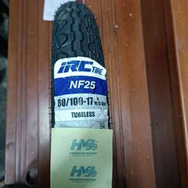 80/100-17 IRC NF25 - Ban motor Tubeless ring 17 Stock Baru