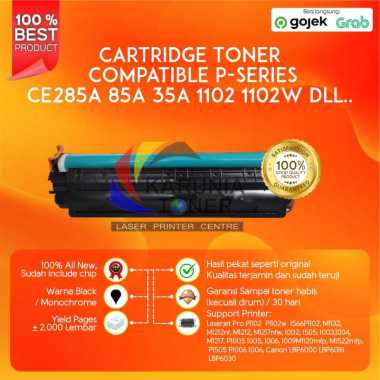 Toner Cartridge Compatible Grade A HP CE285A 85A P1102w P1102 Premium Monochrome
