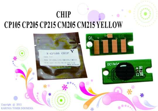 Chip Xerox CP105 CP205 CM205 CM215 CP215 Yellow Murah Berkualitas Kuning