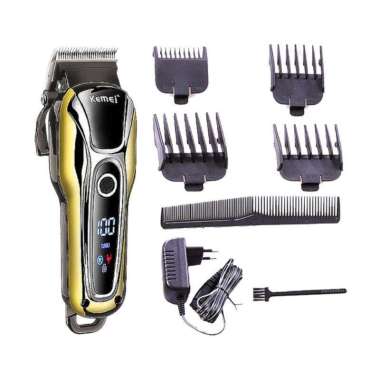 CLIPPER KEMEI SERIES ALAT CUKUR RAMBUT KEMEI PROFESIONAL BARBER KM 1990 TURBO DIGITA