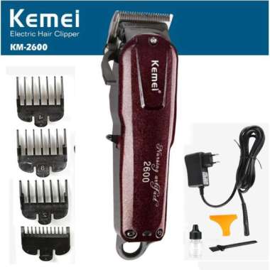 CLIPPER KEMEI SERIES ALAT CUKUR RAMBUT KEMEI PROFESIONAL BARBER KM 2600 CORDLESS