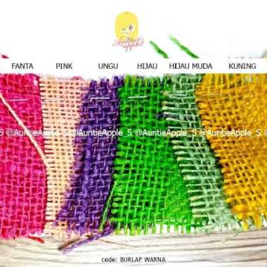 100x100cm - KAIN BURLAP WARNA GONI/KAIN JUTE/KARUNG GONI/KAIN RAMI