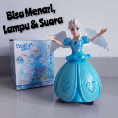 Mainan Robot Frozen Dancing Baterai - Boneka Elsa Dance Anak Edukasi