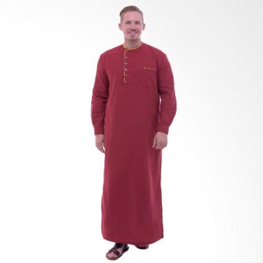 Zaidan Gamis Galabiya jubah - Merah Marun GM0052017