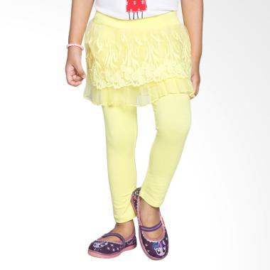 4 You Floral Long Pants Celana Anak - Kuning
