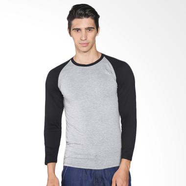VM Polos Stretch Raglan T-Shirt - Abu Hitam