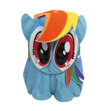 Evelyn tas sekolah anak TK- SD My Little Pony Backpack - Air Blue