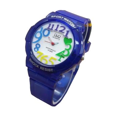 Q&Q Shock Resist Jam Tangan Wanita - Biru Tua