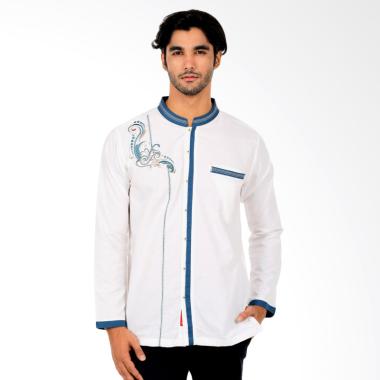 WAYDEE Adib Long Sleeves Baju Koko - White