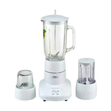 Maspion MT-1213 Blender [Wet and Dry Mill/ Kaca/ 1 L] RANDOM COLOR Putih