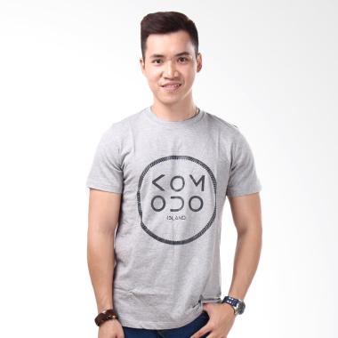 Adore Men Komodo Kaos Oblong Pria - Grey