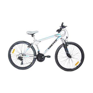 United Monanza 2.0 Sepeda MTB - Abu lis Hitam [26 Inch]