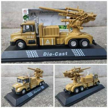 Diecast Kendaraan Militer - Miniatur Mobil Truk Army Truck Perang