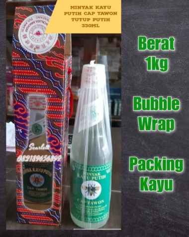 Minyak Kayu Putih Cap Tawon Tutup PUTIH Super 330ml