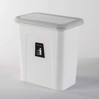 Jual Modern Home Waste Rubbish Garbage Bin Trash Can Office Swing Lid Bedroom Online April 2021 Blibli