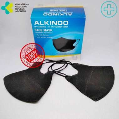 Duckbill Facemask Alkindo black Hitam