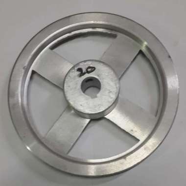 Pulley / Pully / Puli Jalur A1 Diameter 8" Inch As 20 mm Aluminium Aluminium