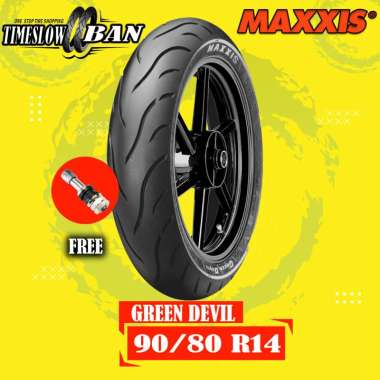 Maxxis MA-G1 TS206 Greendevil Ban Tubeless Motor Matic [90/80 Ring 14]