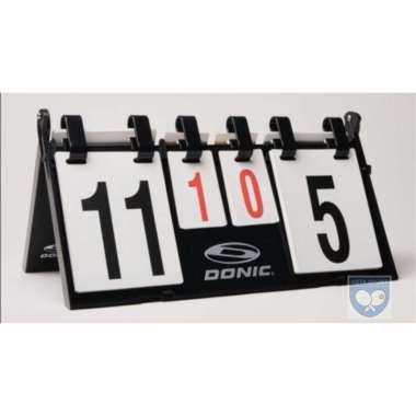 Donic Scoring Board - papan score tenis meja pingpong - Hitam Putih