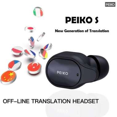 PEIKO S - Smart Intelligence Mini Earbud Bluetooth Instant Translator Multicolor